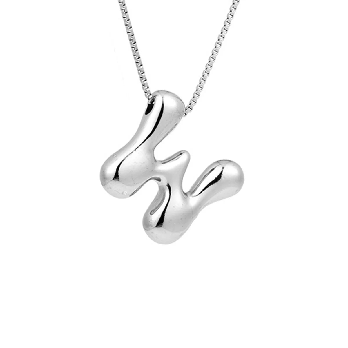 Collar para mujer con colgante de inicial - letra 