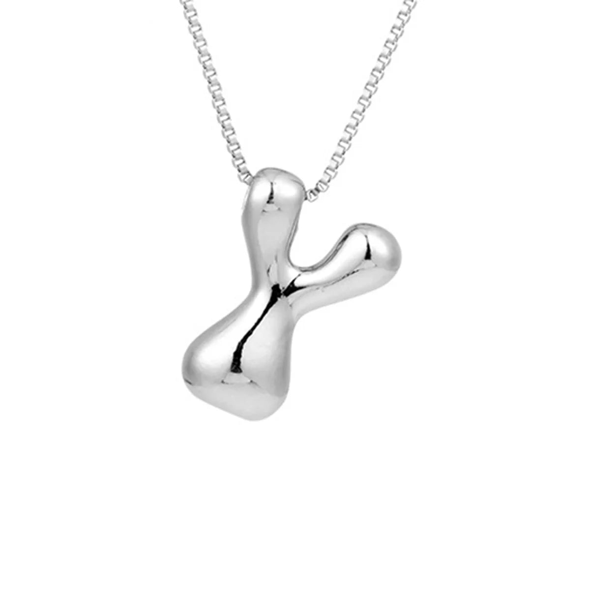 Collar para mujer con colgante de inicial - letra 