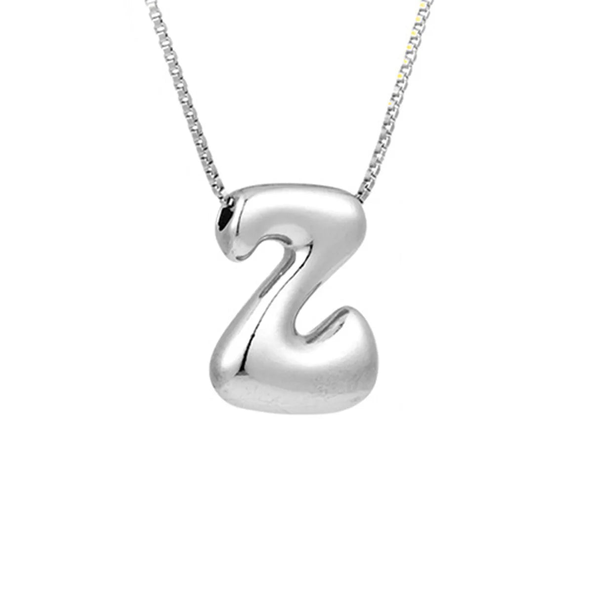 Collar para mujer con colgante de inicial - letra 