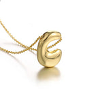 Collar para mujer con colgante de inicial - letra 