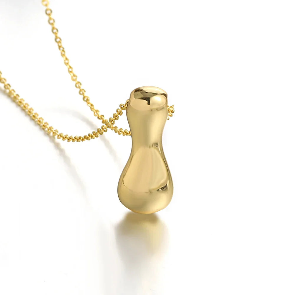 Collar para mujer con colgante de inicial - letra 