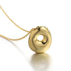 Collar para mujer con colgante de inicial - letra 