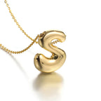 Collar para mujer con colgante de inicial - letra 
