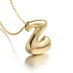Collar para mujer con colgante de inicial - letra 