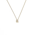 Collar gargantilla para mujer con colgante minimalista inicial a