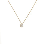Collar gargantilla para mujer con colgante minimalista inicial b