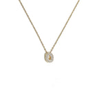 Collar gargantilla para mujer con colgante minimalista inicial o