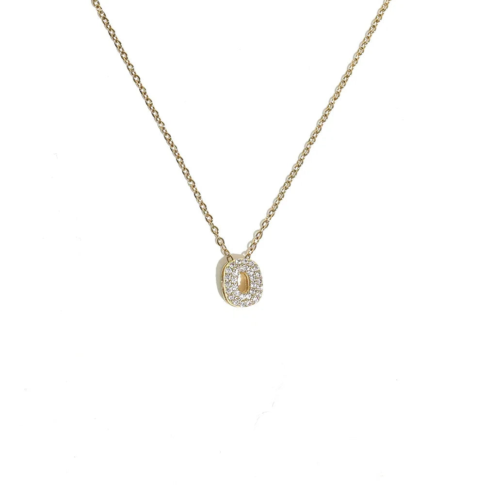 Collar gargantilla para mujer con colgante minimalista inicial o