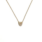 Collar gargantilla para mujer con colgante minimalista inicial v