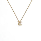 Collar gargantilla para mujer con colgante minimalista inicial z