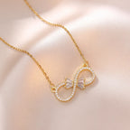 Collar para Mujer Colgante Infinito en Circón