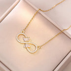 Collar para Mujer Colgante Infinito en Circón