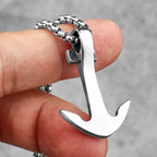 Collar para hombre con ancla