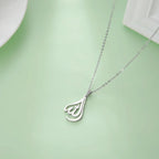 Collar para hombre o mujer con colgante Allah árabe musulmán islámico plata