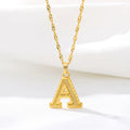 Collar para hombre o mujer con colgante personalizado inicial a