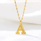 Collar para hombre o mujer con colgante personalizado inicial a