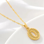Collar para hombre o mujer con colgante personalizado inicial o