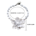 Collar Gargantilla con Gran Colgante de Flor 