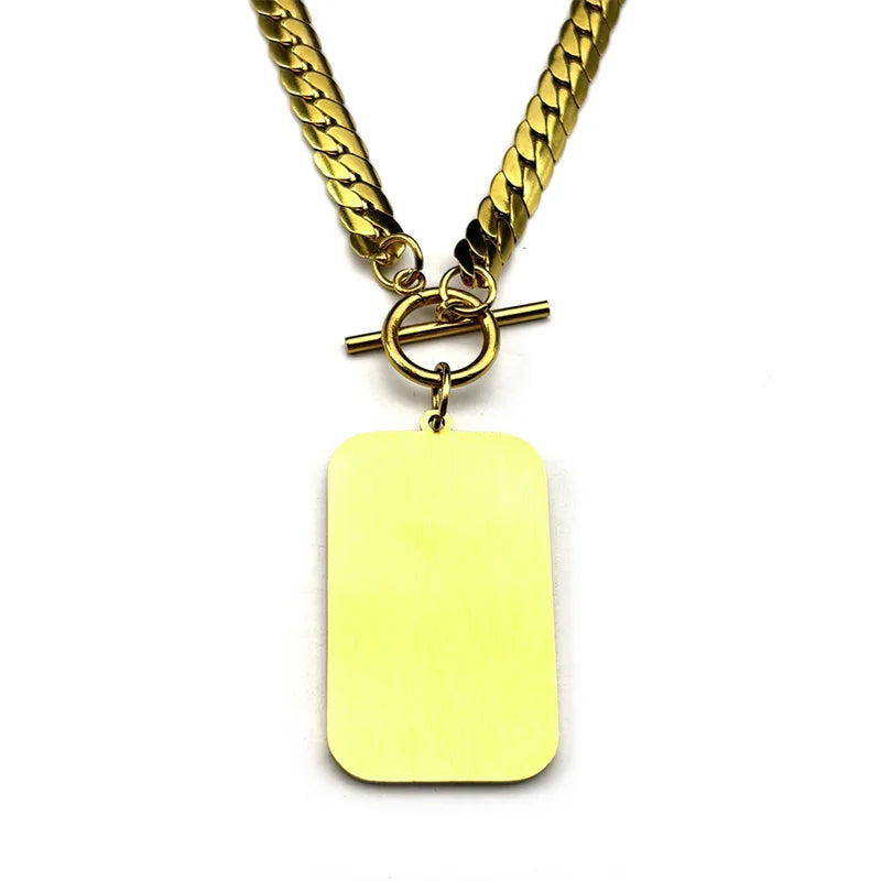 Collar corto con colgante Ayatul Kursi símbolo islámico 