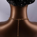 Collar Gargantilla con Colgantes de Coral y Conchas