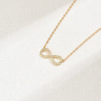 Colier choker cu pandantiv infinit strălucitor