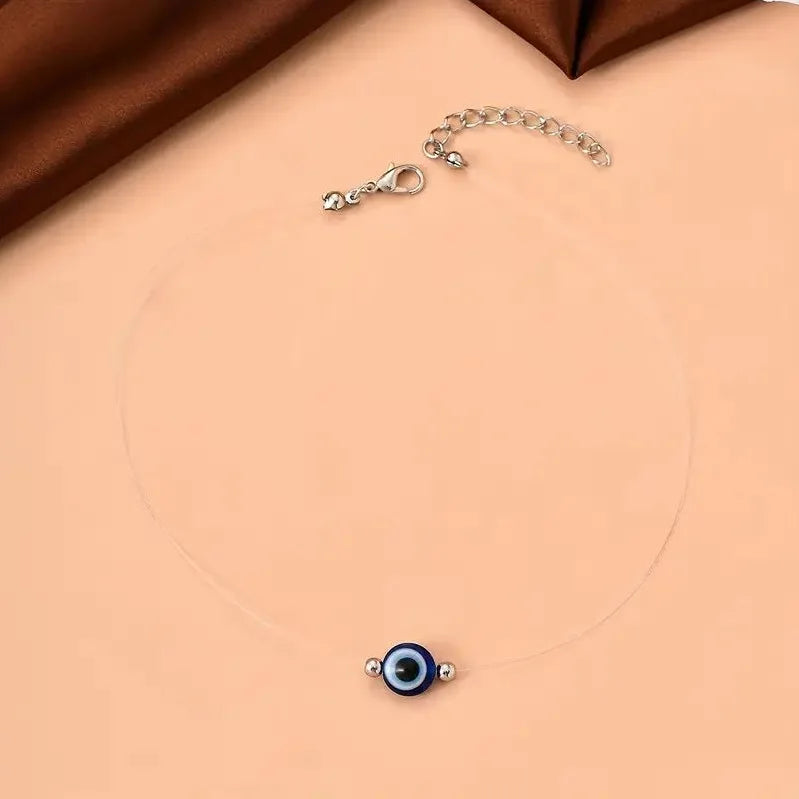 Collar Gargantilla con Colgante contra el Mal de Ojo