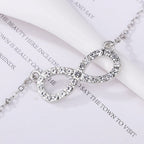 Collar Símbolo Infinito Colgante Mujer plata