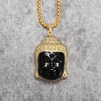 Collar Cabeza de Buda negro