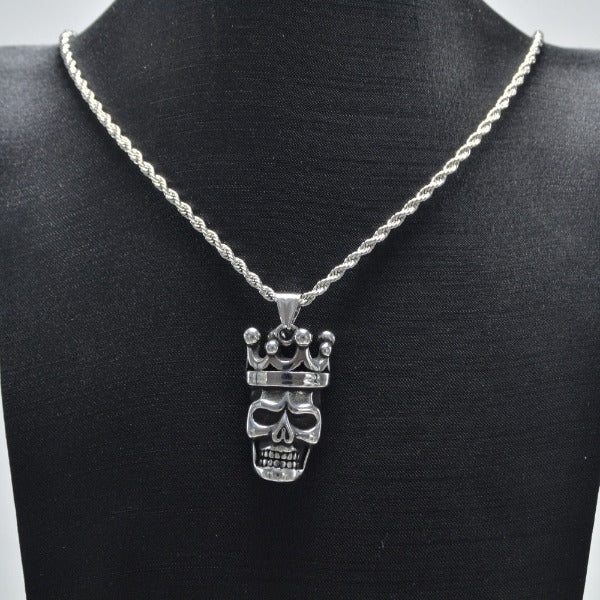 Collar Calavera con Corona