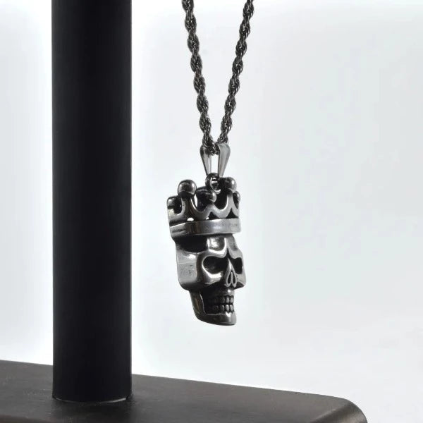 Collar Calavera con Corona