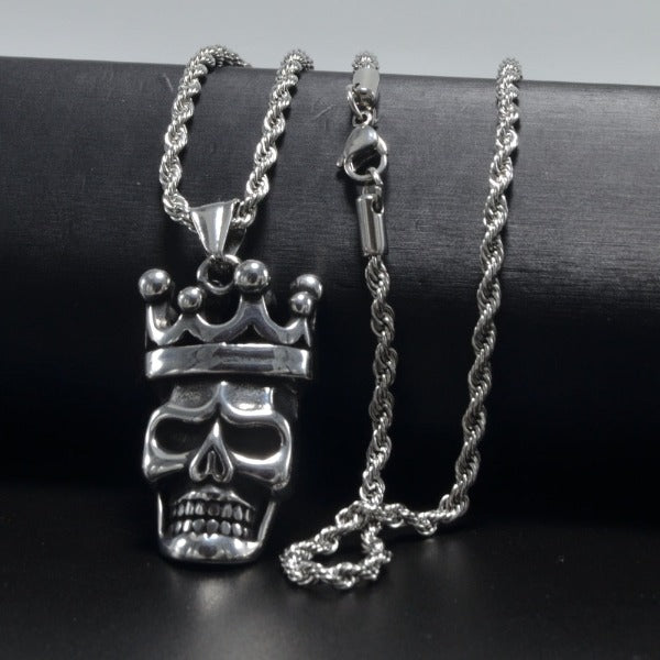 Collar Calavera con Corona
