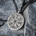 Collar Vegvisir Colgante Celta Vikingo Hombre Mujer Nórdico