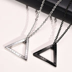 Collar Vikingo Colgante Rúnico Celta Hombre Mujer Nórdico negro