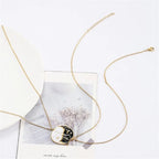 Collares para Parejas Colgante Gatos Lindos oro