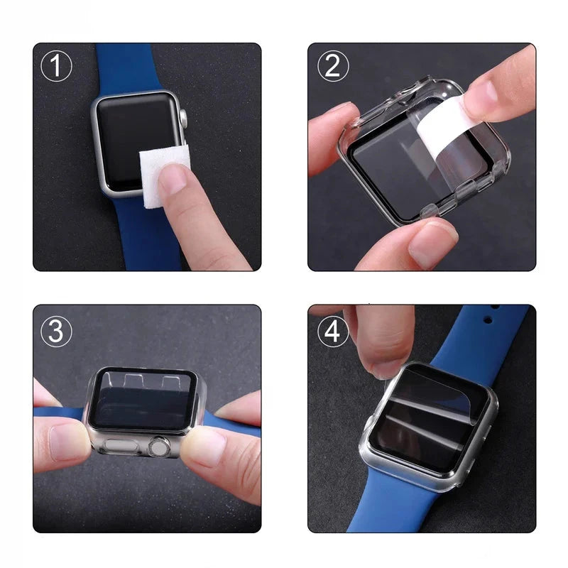 Protector de vidrio templado para Apple Watch 