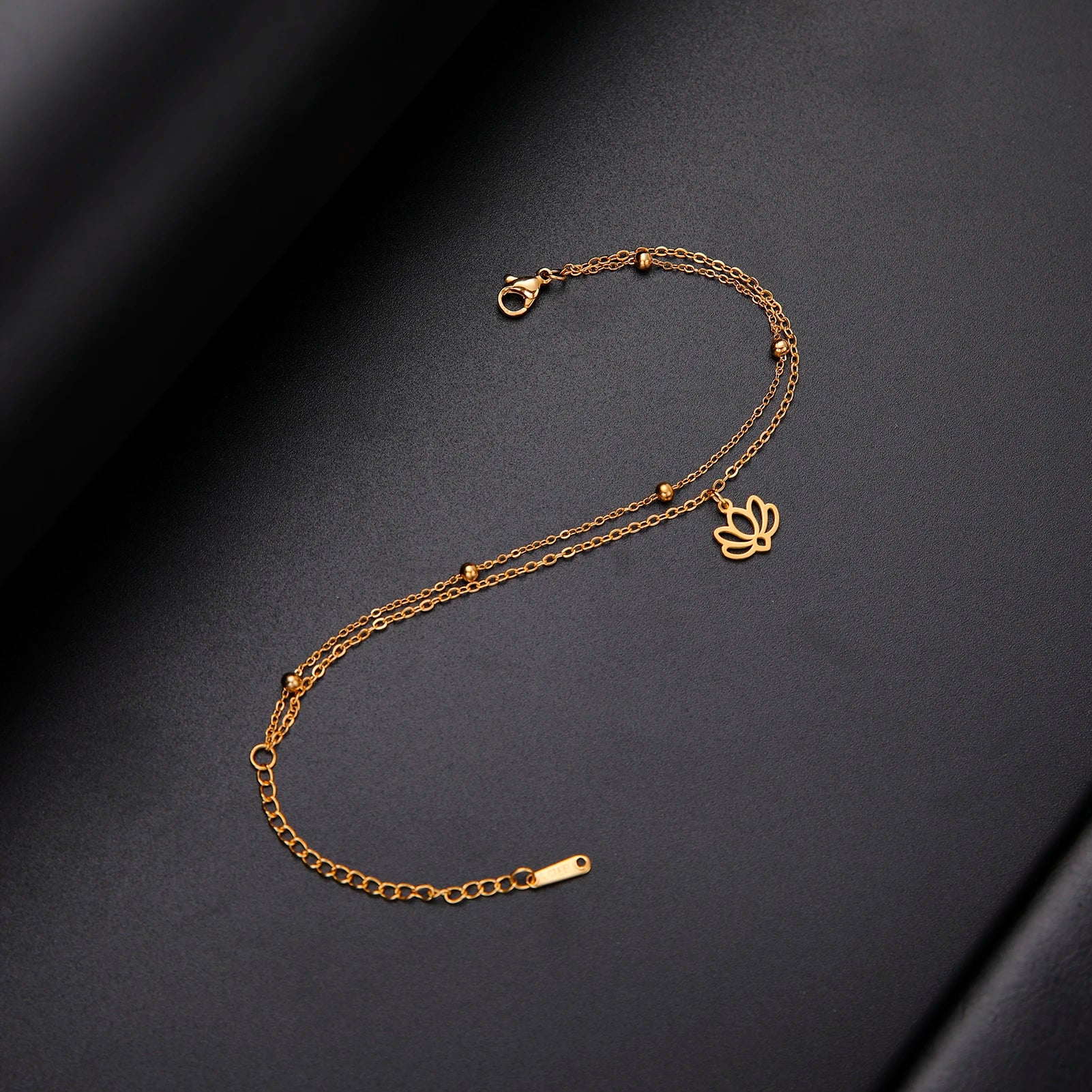 Pulsera Flor de Loto Mujer oro