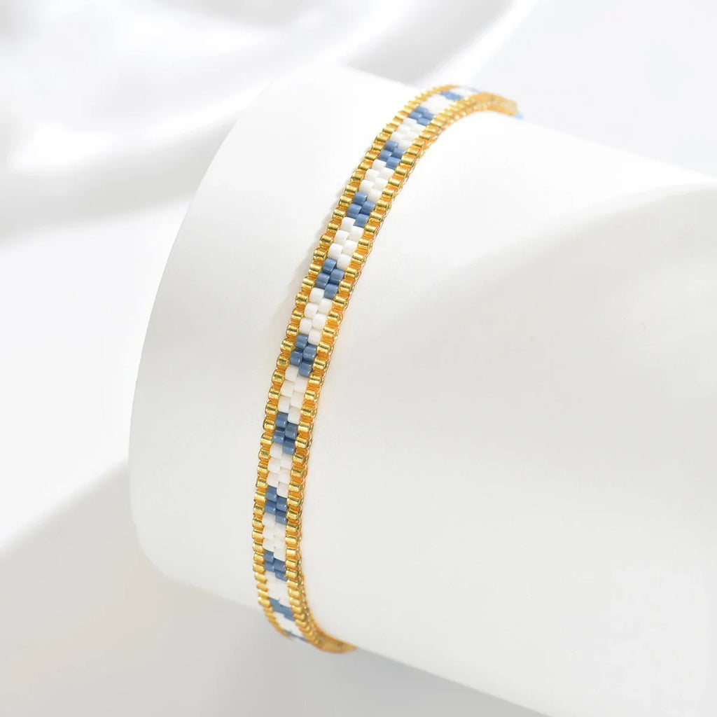 Lote de 3 pulseras brasileñas finas de trenzado tradicional