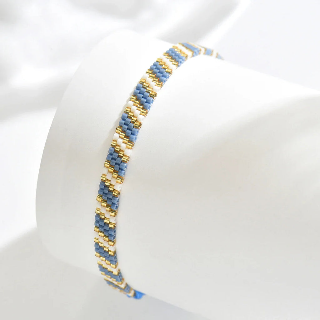 Lote de 3 pulseras brasileñas finas de trenzado tradicional