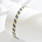 Lote de 3 pulseras brasileñas finas de trenzado tradicional