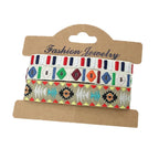 Lote de 3 pulseras brasileñas de estilo étnico hechas a mano multicolor