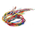 Lote de 9 pulseras brasileñas de la suerte multicolor