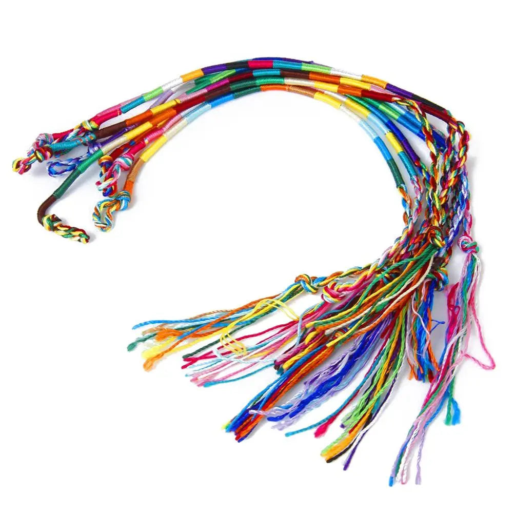 Lote de 9 pulseras brasileñas tradicionales