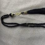 Misbaha 99 Perlas - Rosario de Oración Islámico con Borla negro