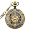 Reloj de Bolsillo con Tapa Steampunk Lobo 