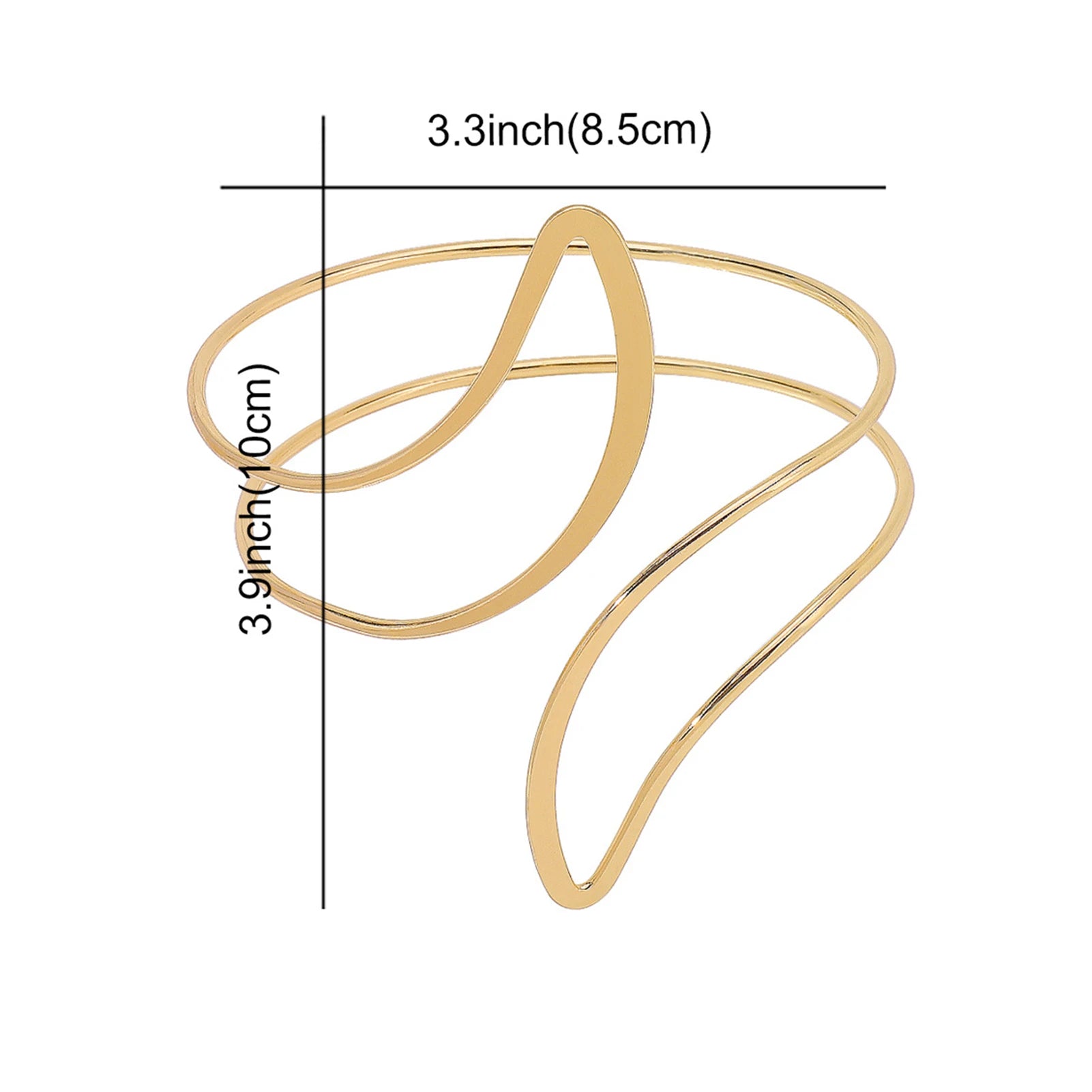 Adorno Elegante para la Parte Superior del Brazo - Brazalete y Joya de Cadena para Bíceps Mujer