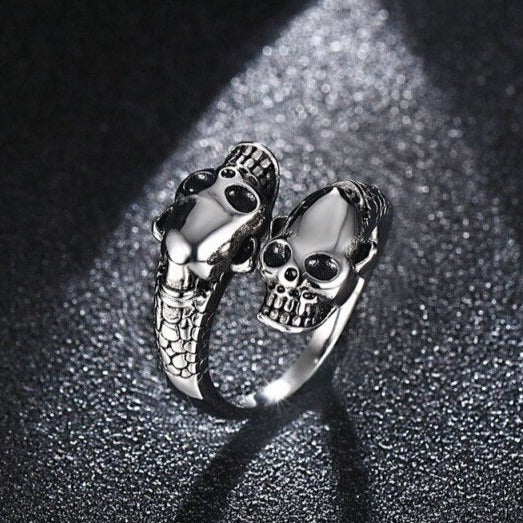 Anillo Cabeza de Muerte plata