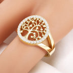 Anillo Árbol de la Vida Mujer oro