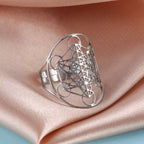 Anillo Arcángel Metatrón plata