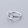 Anillo Astros Luna y Estrellas Mujer