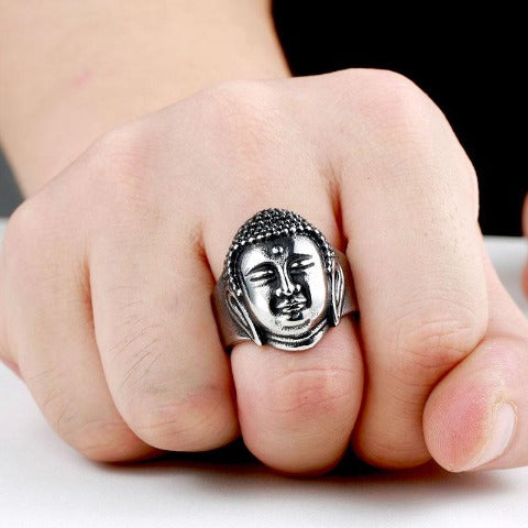 Anillo Buda Plata Oro
